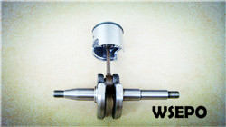 Wholesale chainsaw parts,quality 2500 25cc crankshaft+Piston - Click Image to Close